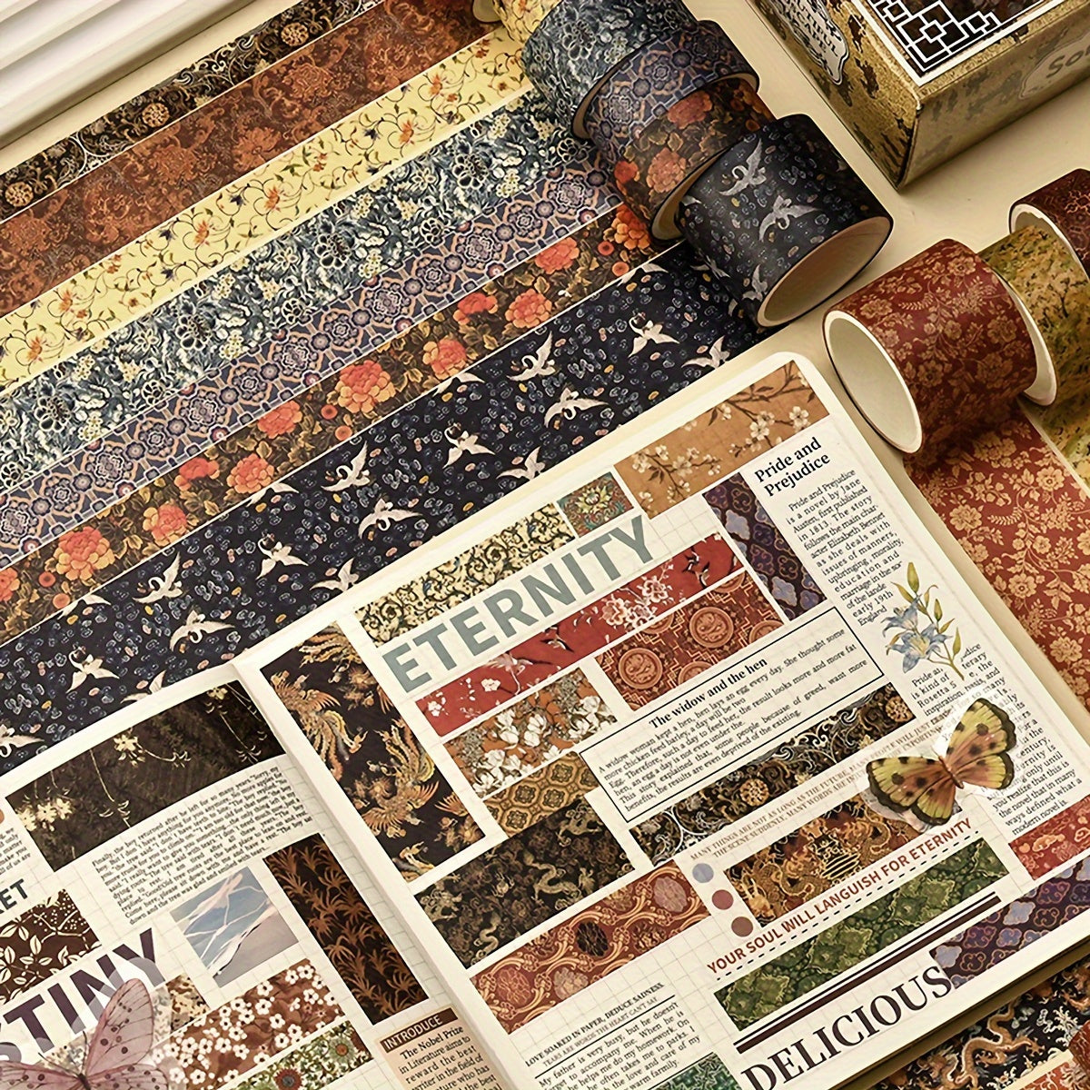 Dekoratívna lepiaca páska – geometrické vzory