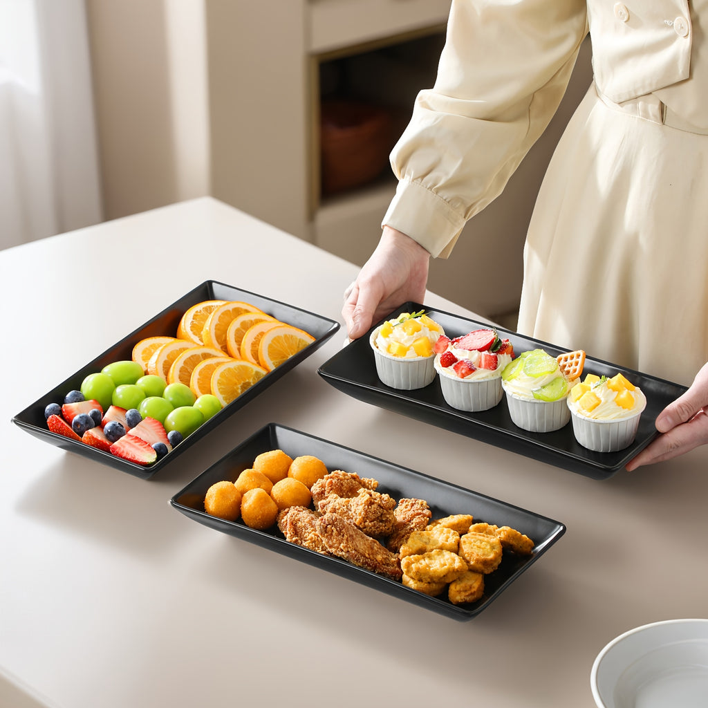 Podnos na ovocie – čierny zlatý