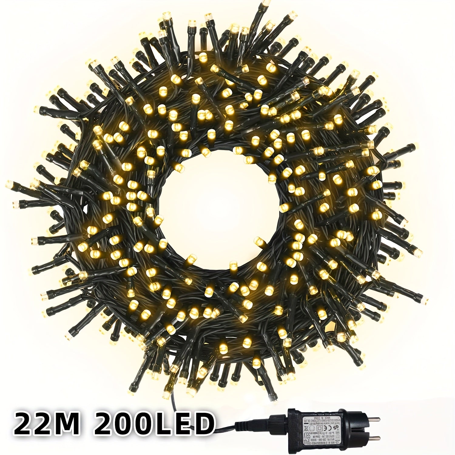 Vianočné svetielka – teplé svetlo