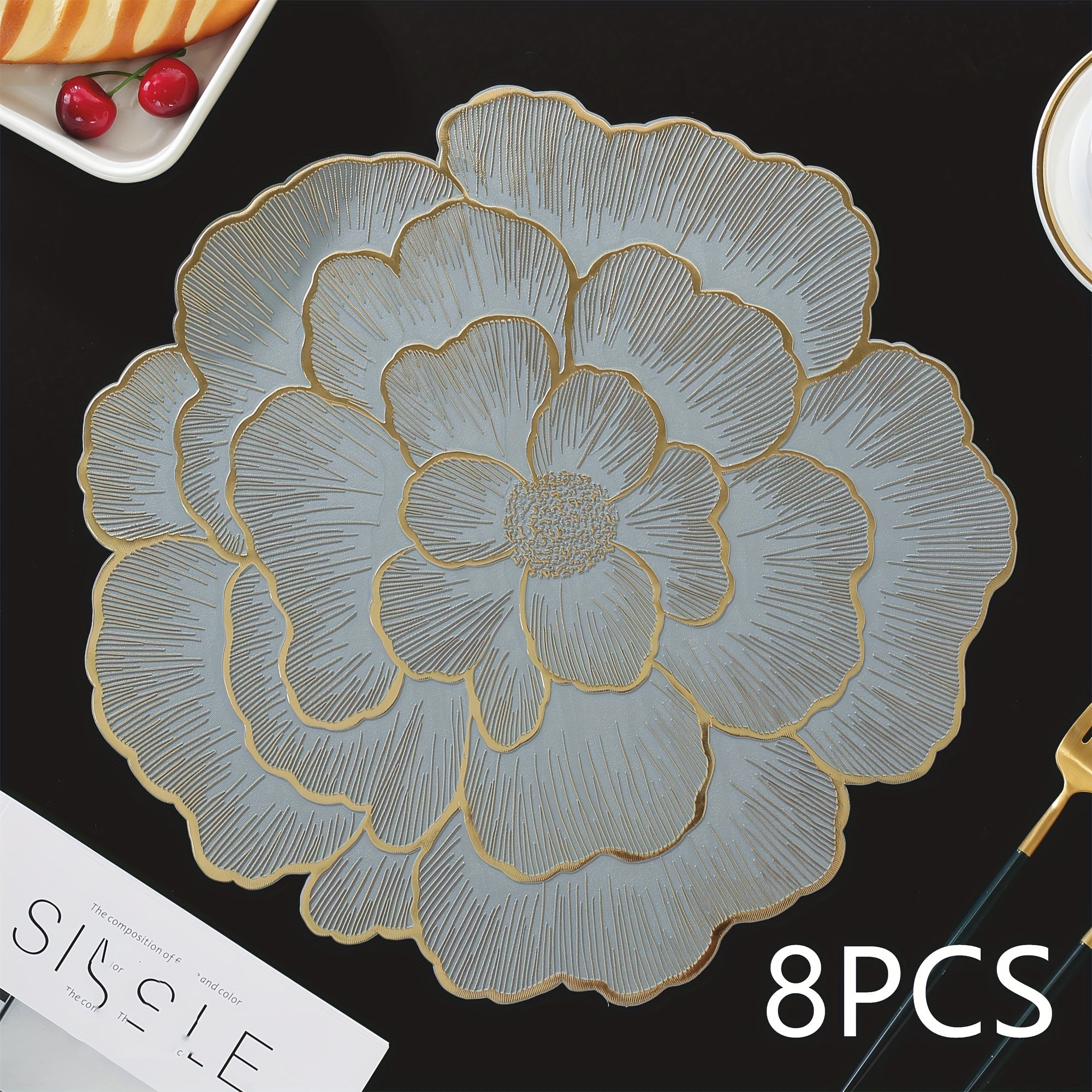 Podložky pod taniere – zlaté a strieborné