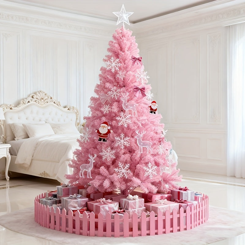Umelý vianočný stromček – ružový