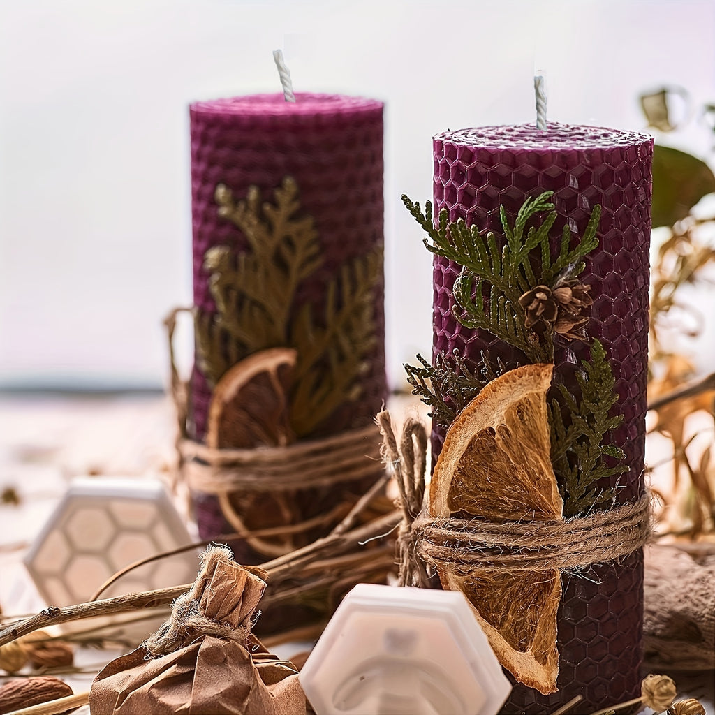 Sviečky z včelieho voska – farebné