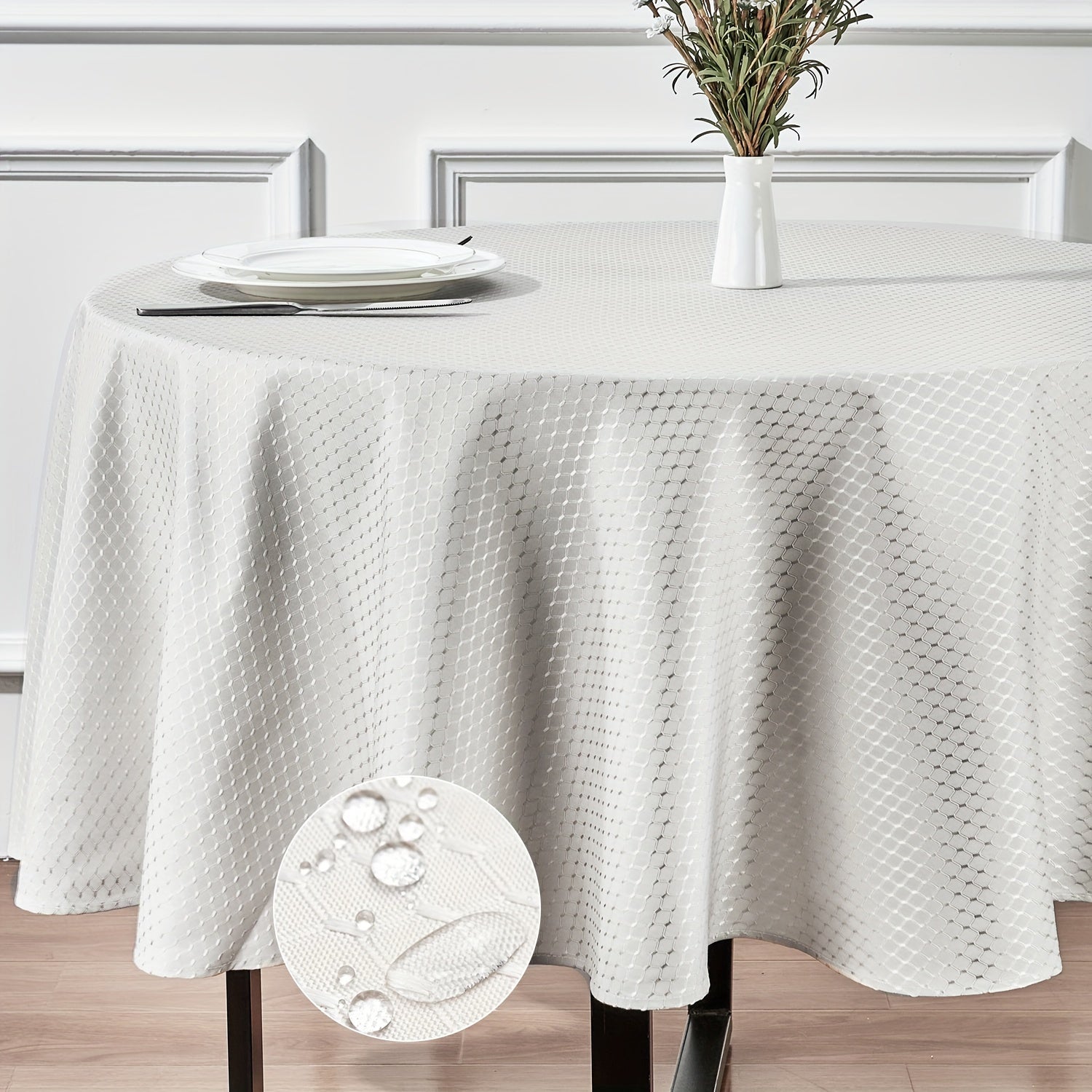 Obrus – kvetinový vzor kruhový