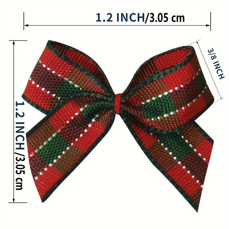 Vianočné mašle – 20 kusov