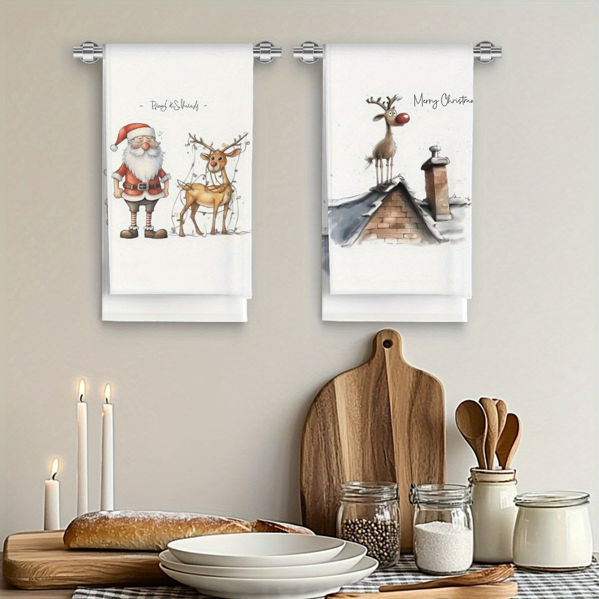 Vianočné utierky – 6 ks