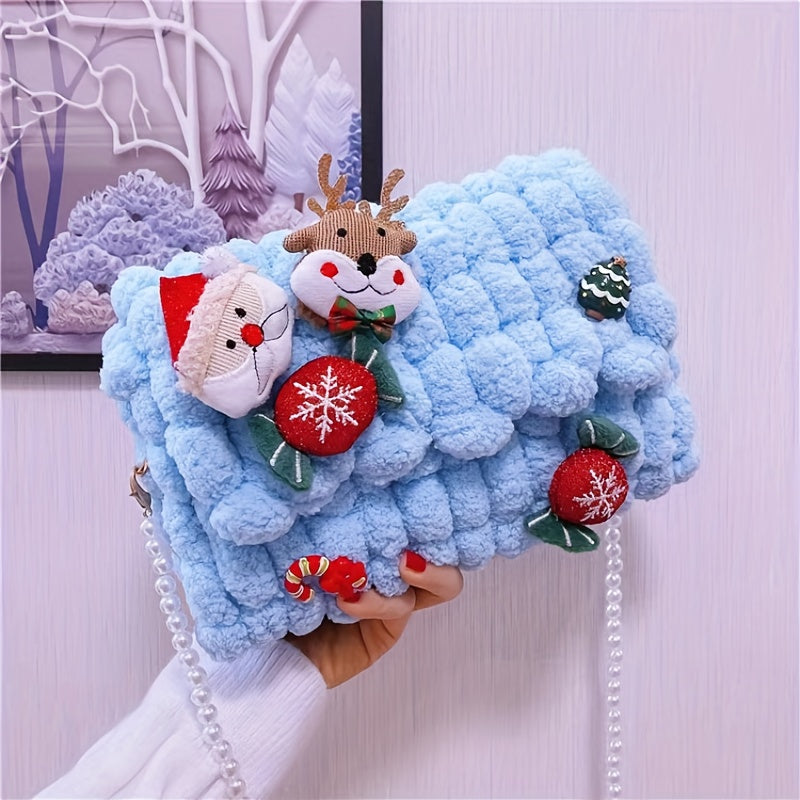 Vianočná kabelka – plyšová