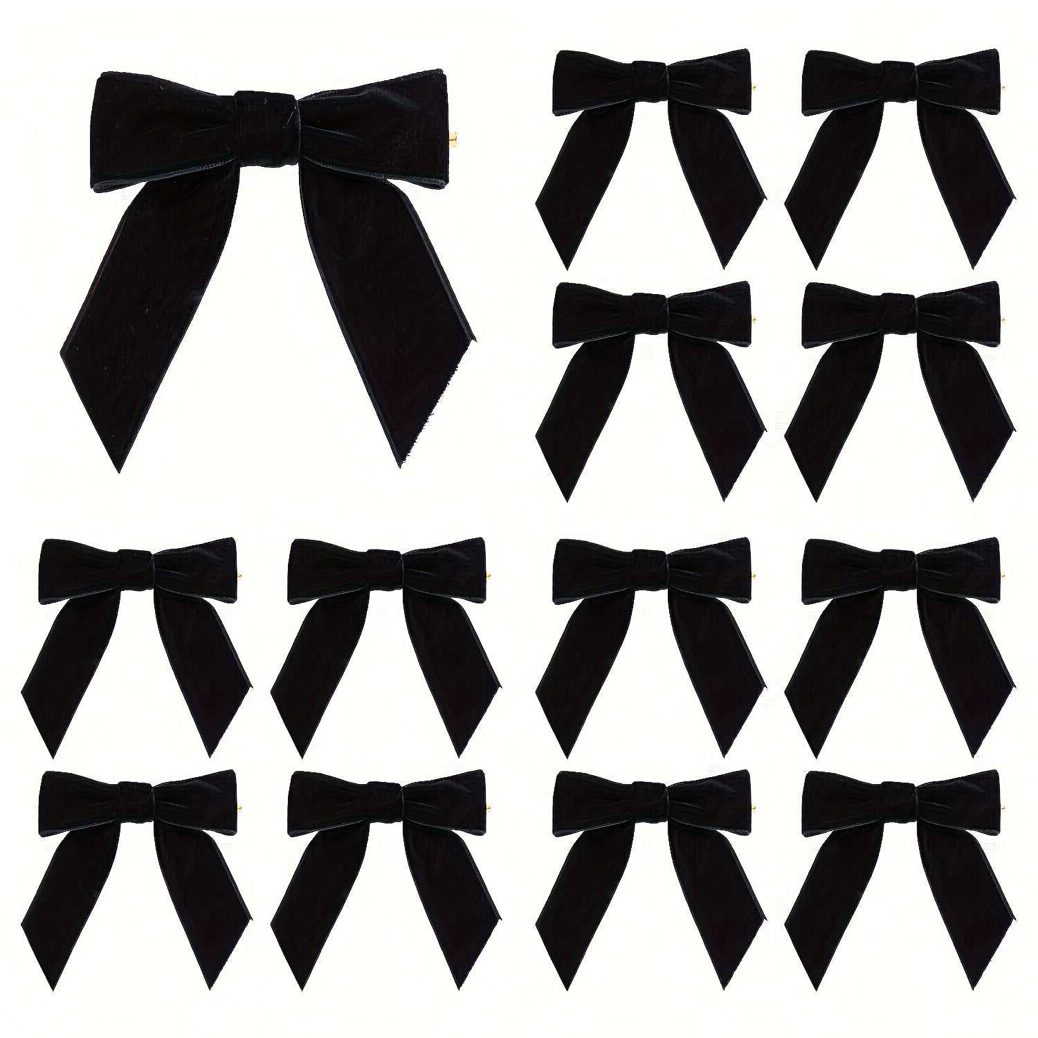 Vianočné mašle – 12ks