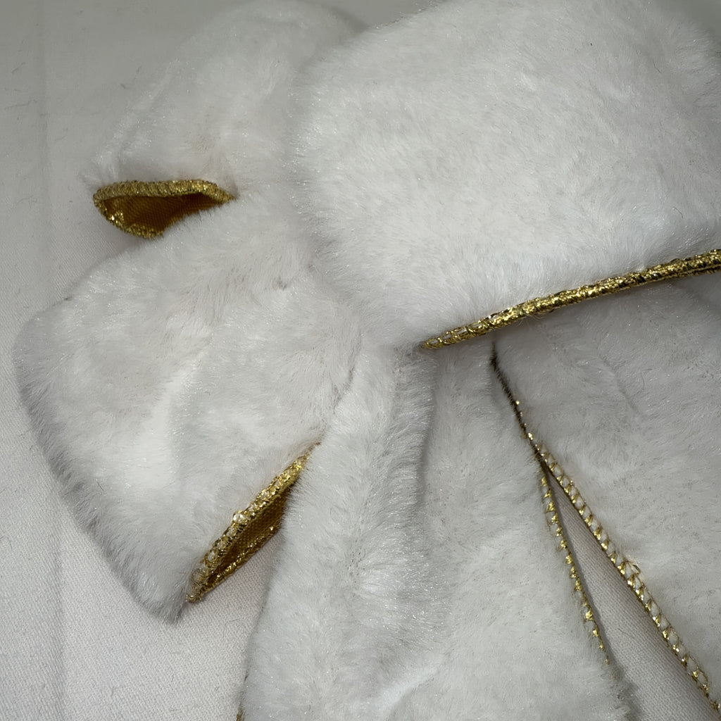 Dekoračná mašľa – biela