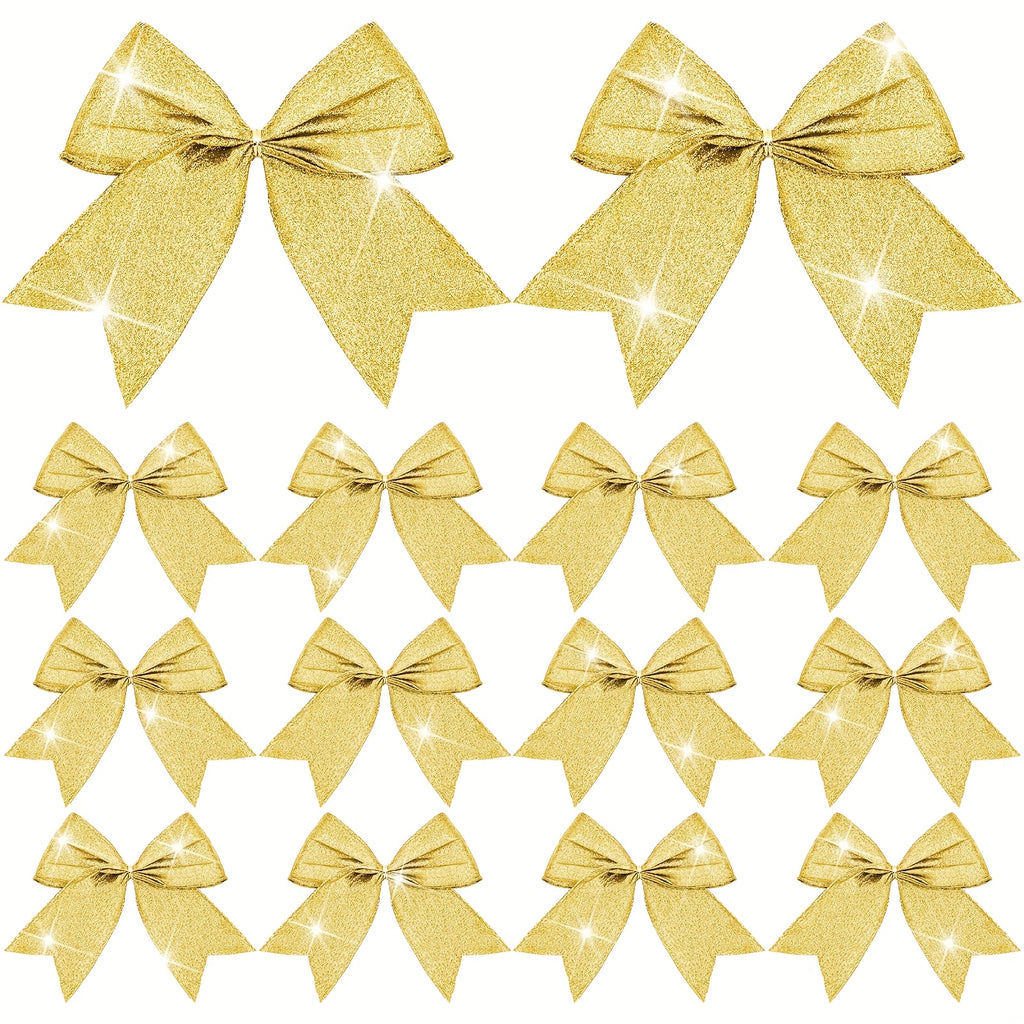 Vianočné mašle – strieborné