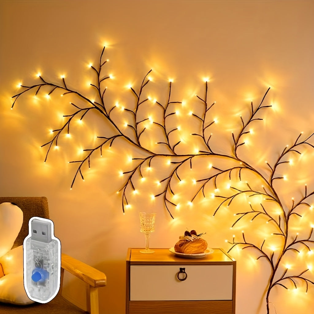 Vianočné svetielka – Magická vŕbová lampa