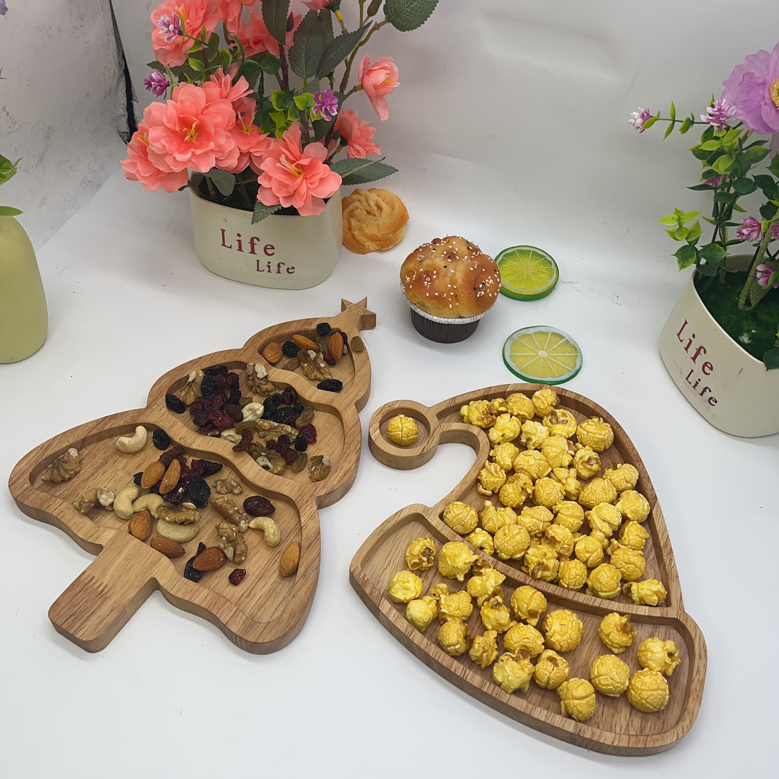 Súprava Vianočných tanierov a čiapok – 2ks