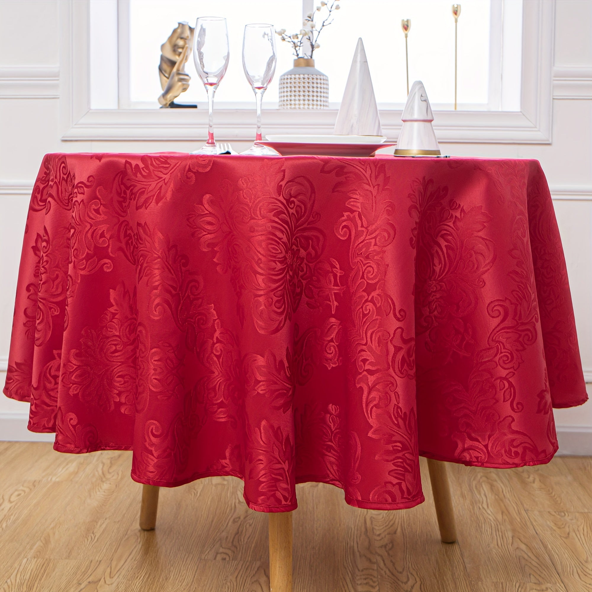 Obrus – kvetinový vzor kruhový