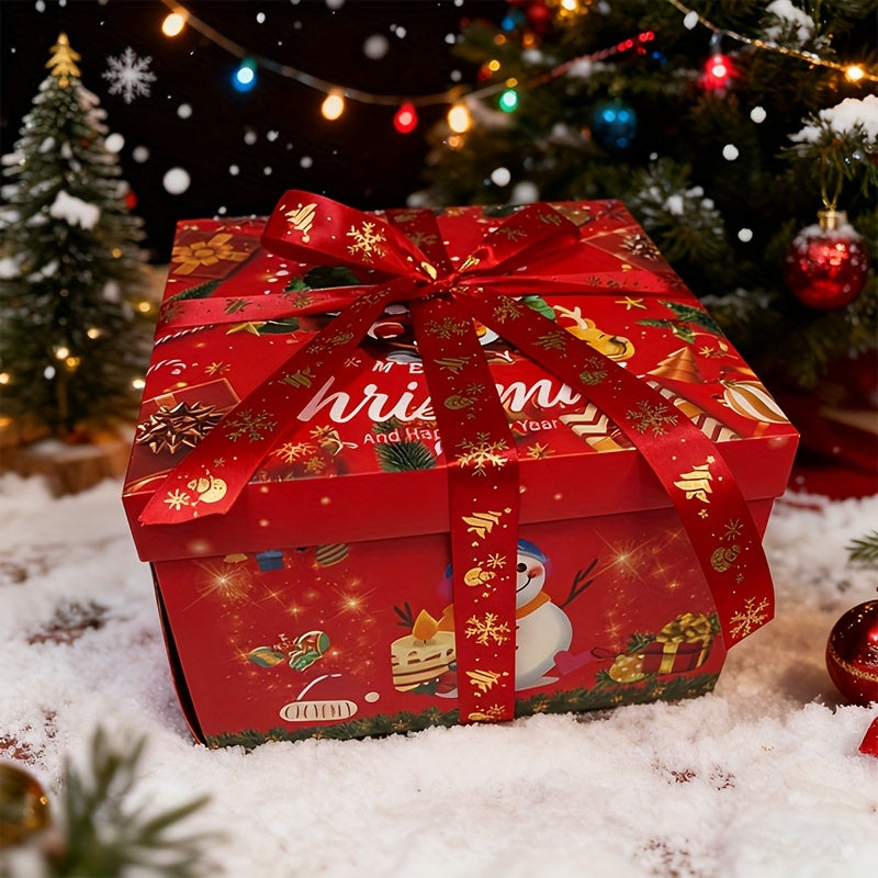 Darčeková krabica – červená a zelená