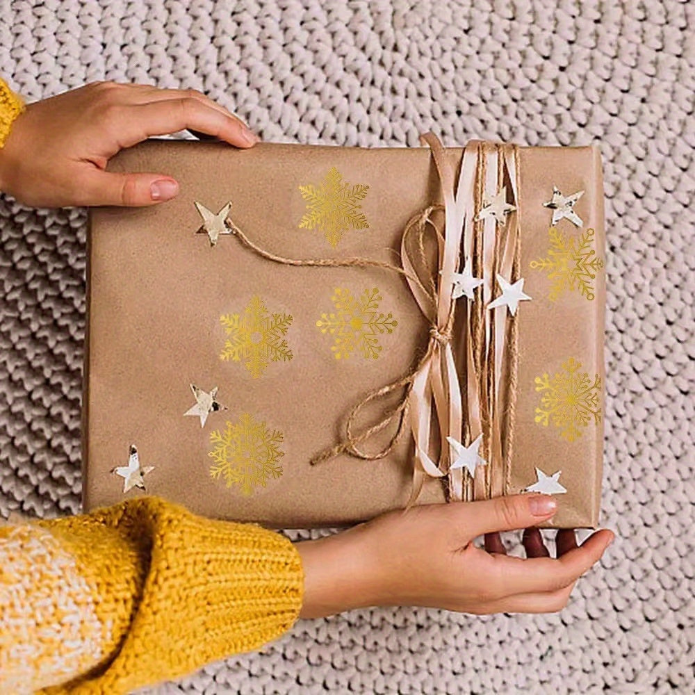 Samolepiace nálepky – snehové vločky