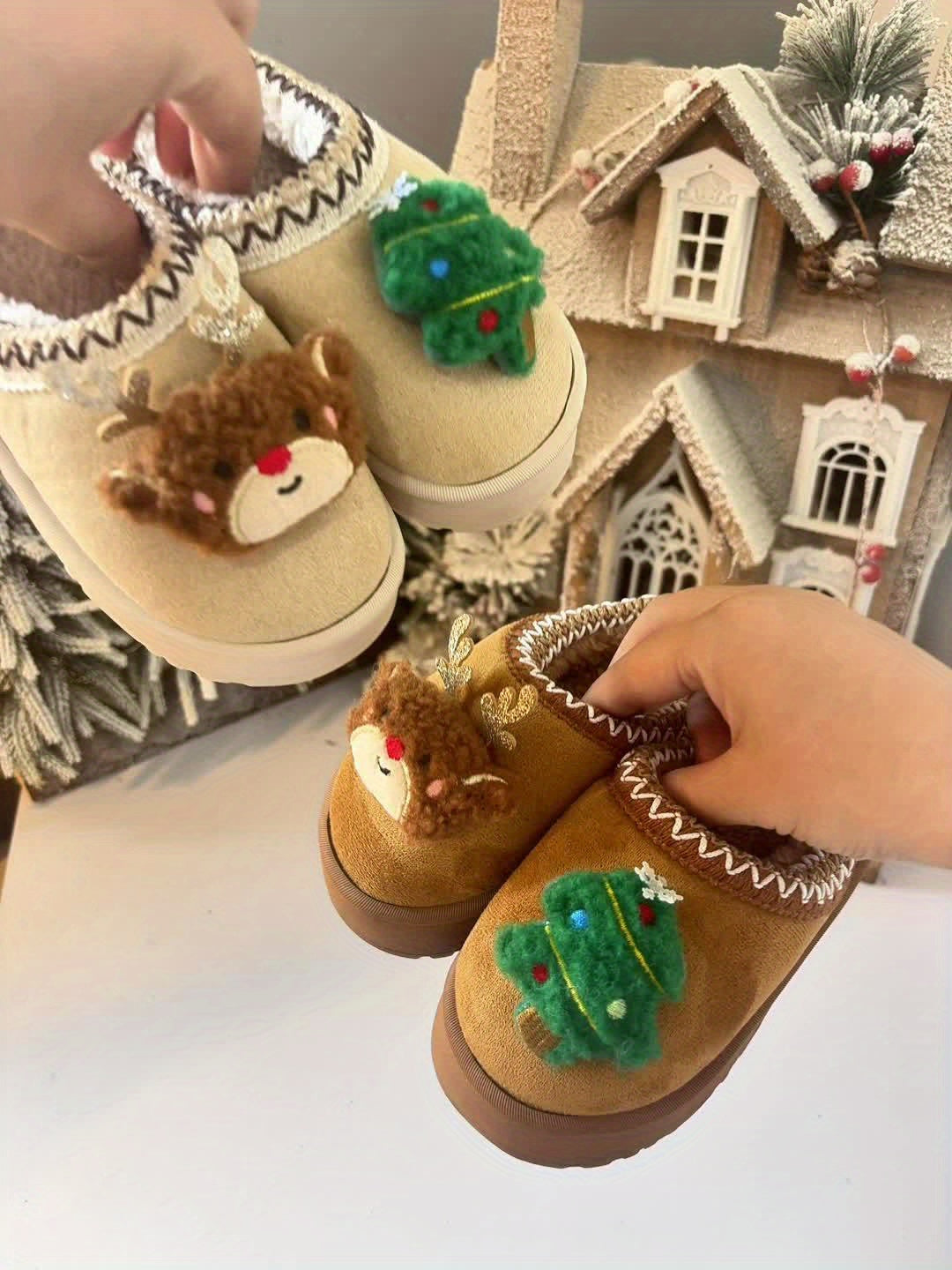 Papučky na Vianoce – detské