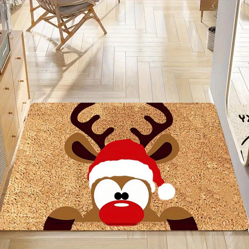 Vianočná rohožka – s jeleňom