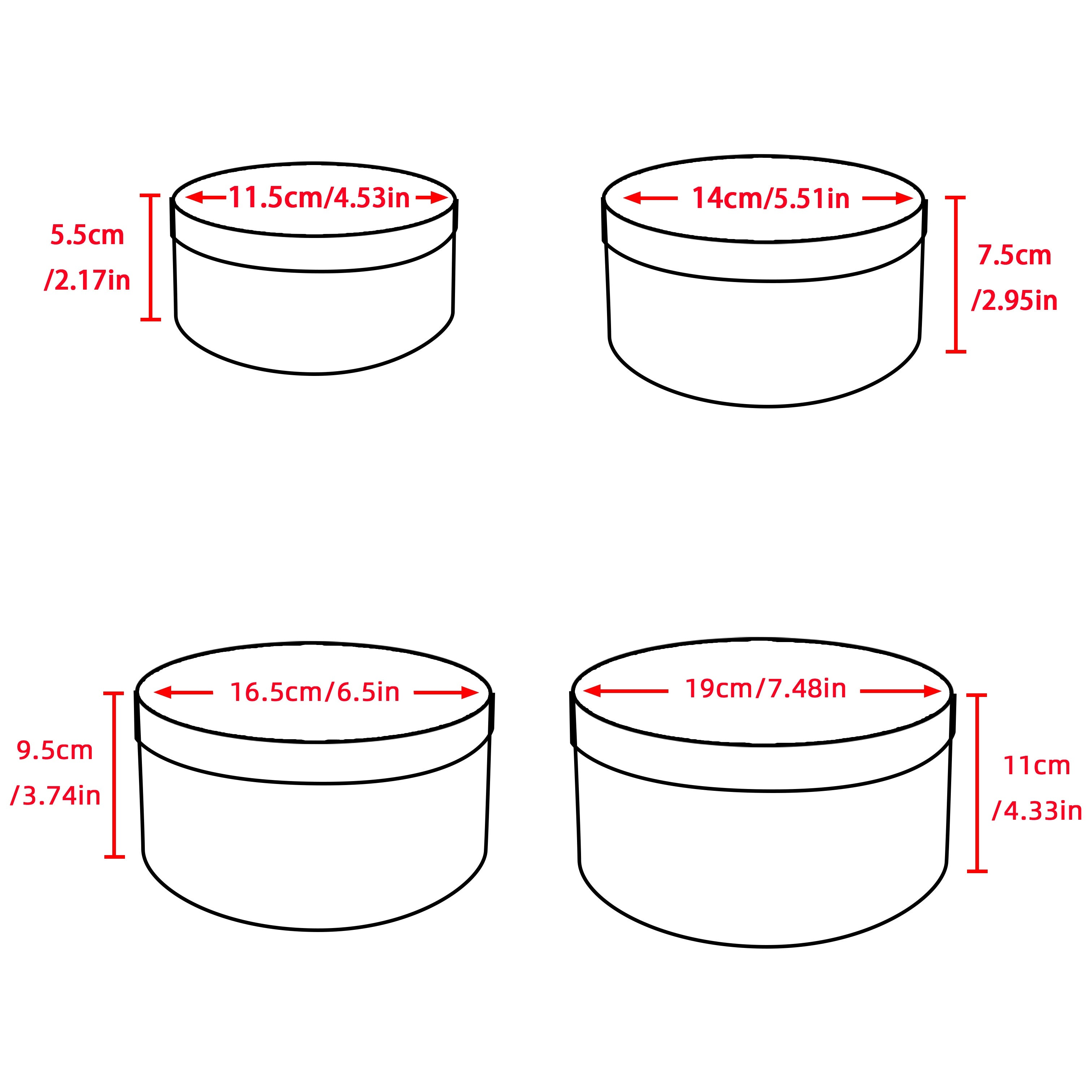 Sada darčekových krabíc – čierna