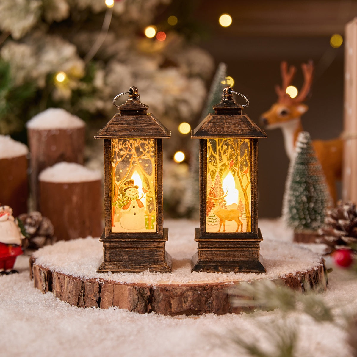 Vianočné LED lampy – 4ks