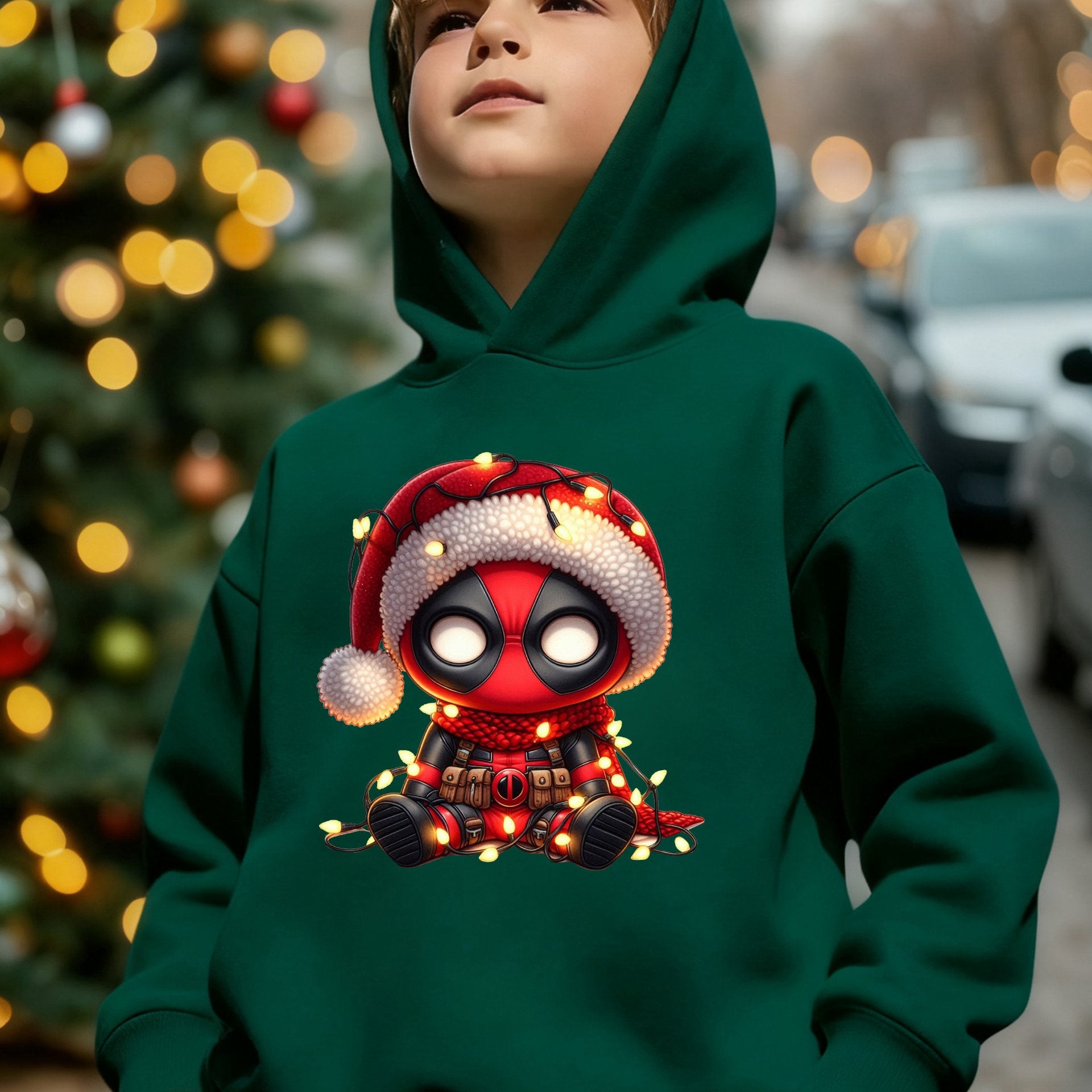 Vianočný sveter – červený