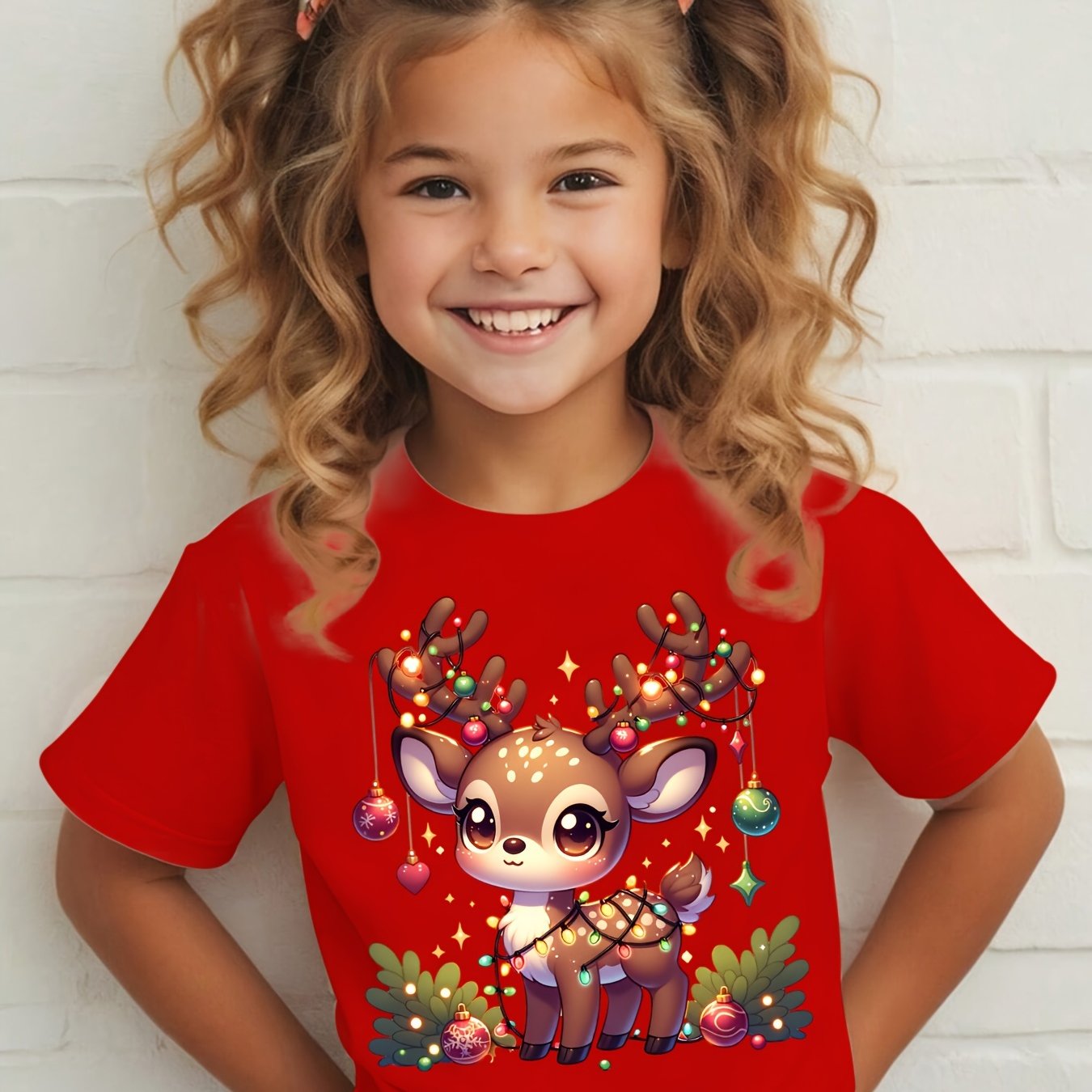 Tričko pre dievčatá – červené