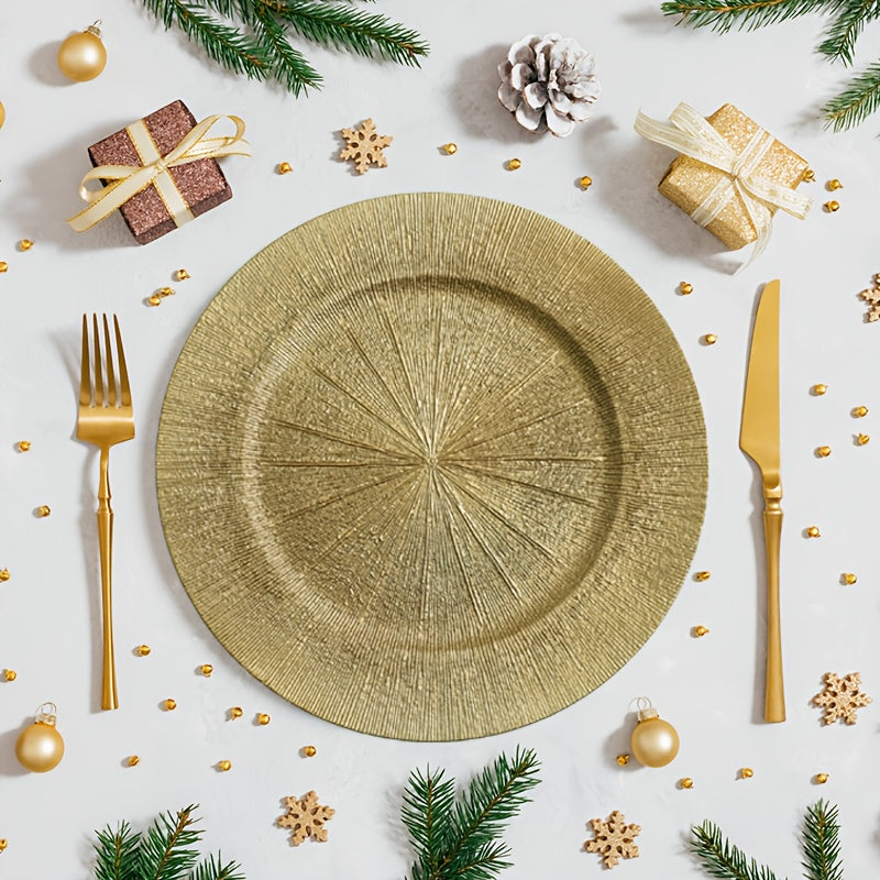 Servírovacie taniere – červené