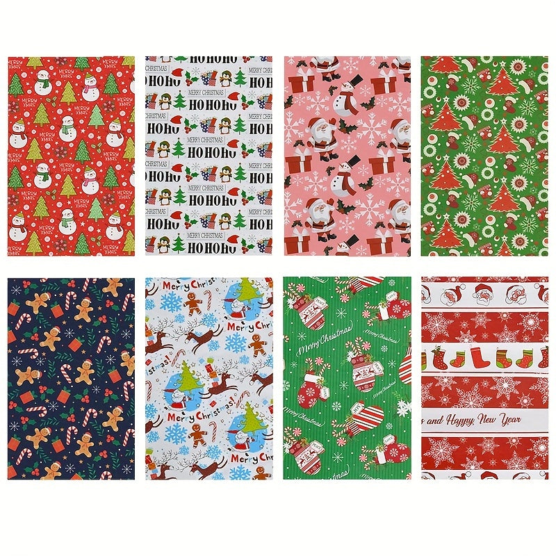 Vianočný baliaci papier – 8 ks