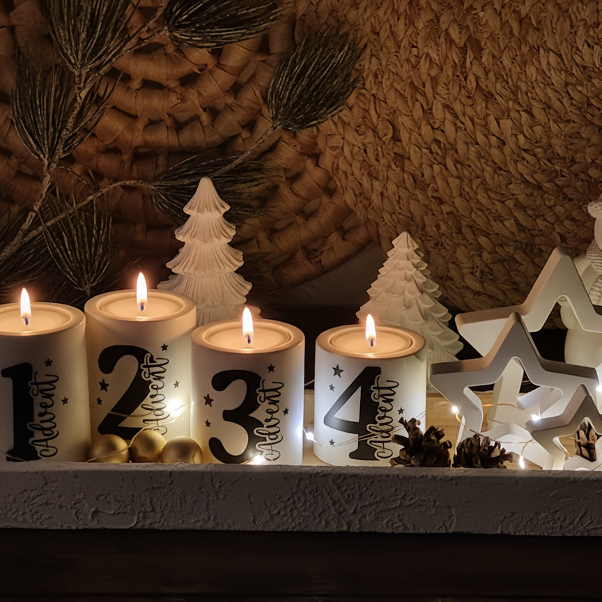 Vianočné svetielka – Adventný svietnik
