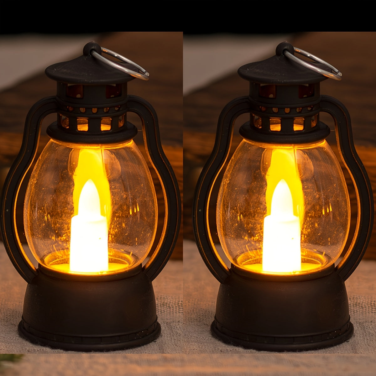 Vintage LED Lampa – čierna