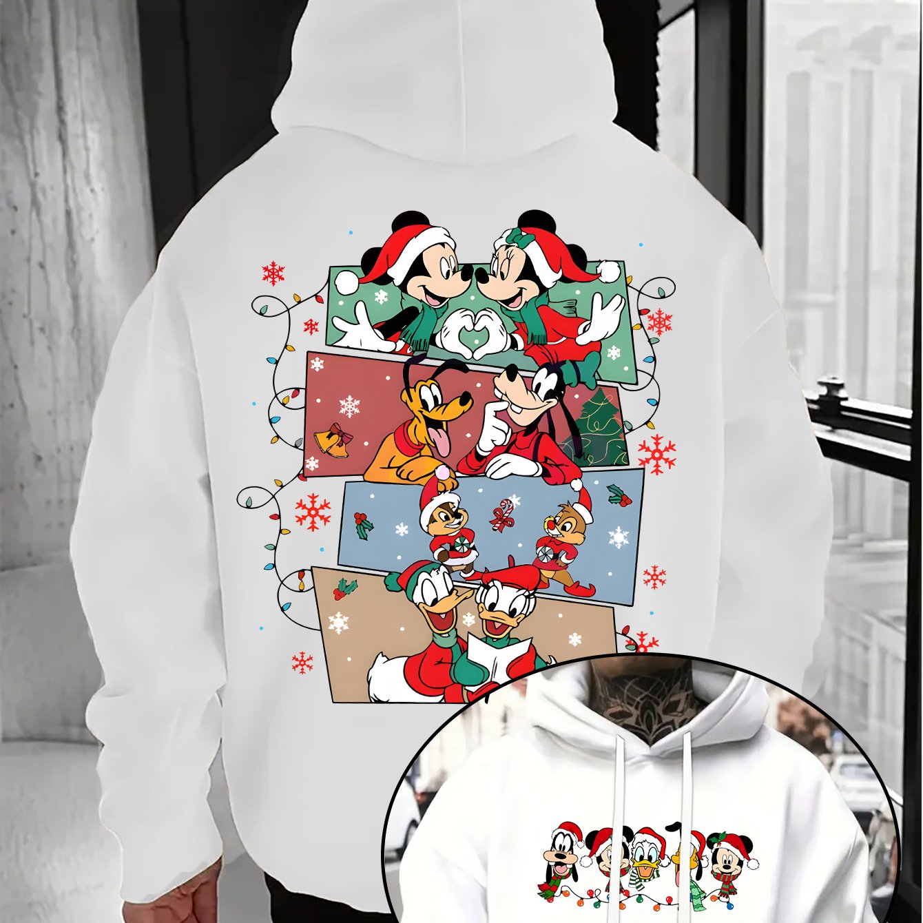 Mikina s kapucňou – Mickey a Minnie