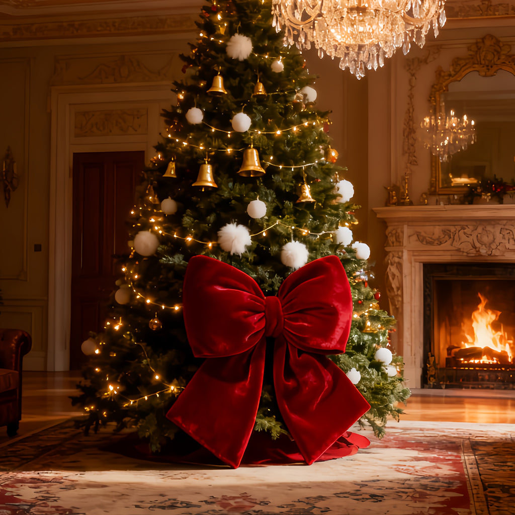 Vianočná mašľa – vínová