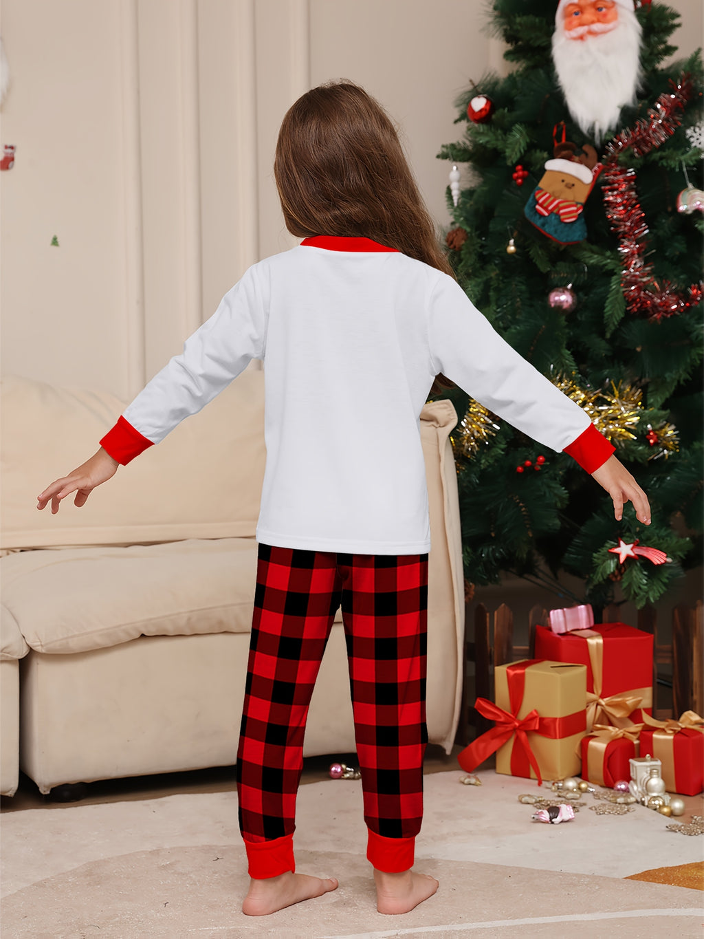 Vianočné pyžamo – zmes farieb