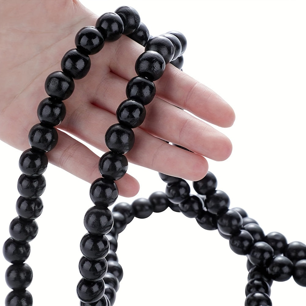 Vianočná girlanda – čierna