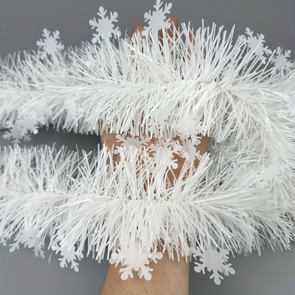 Fólia na vianočné dekorácie – biela