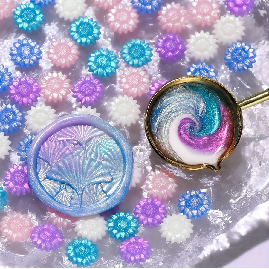 Vosk na pečatenie – mix farieb slnečníc