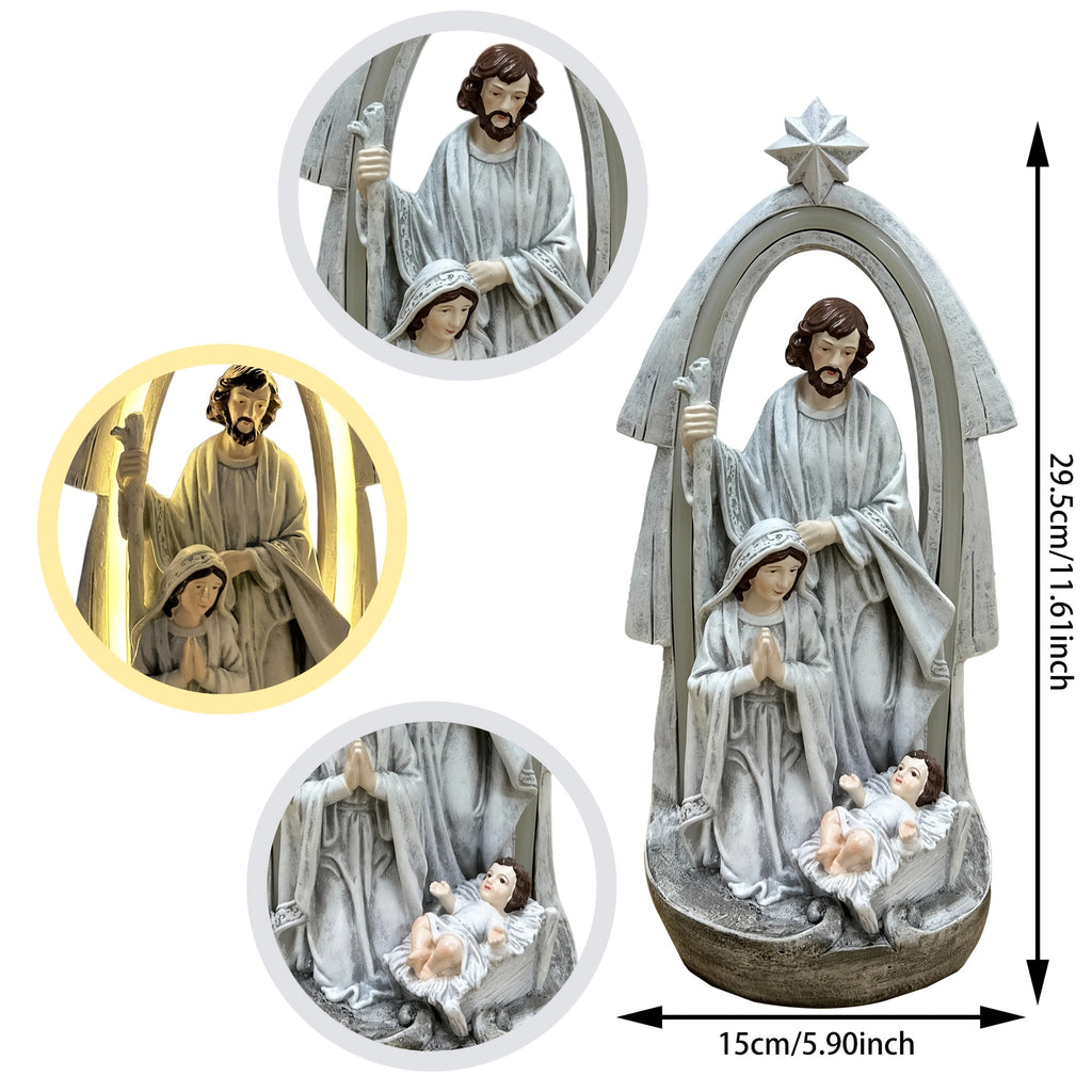 Solárna lampa – Svätá rodina