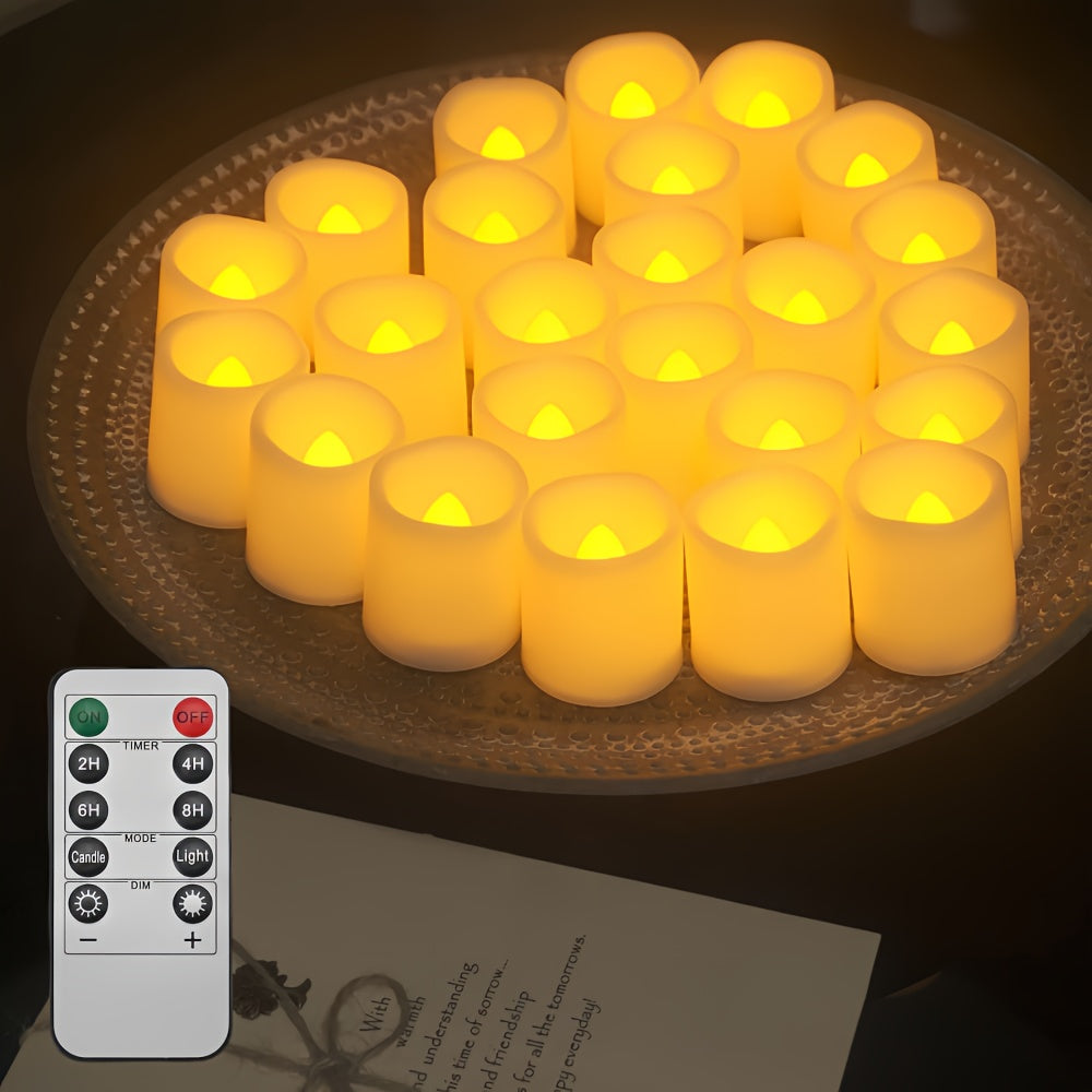 LED sviečky – 12ks s diaľkovým ovládaním