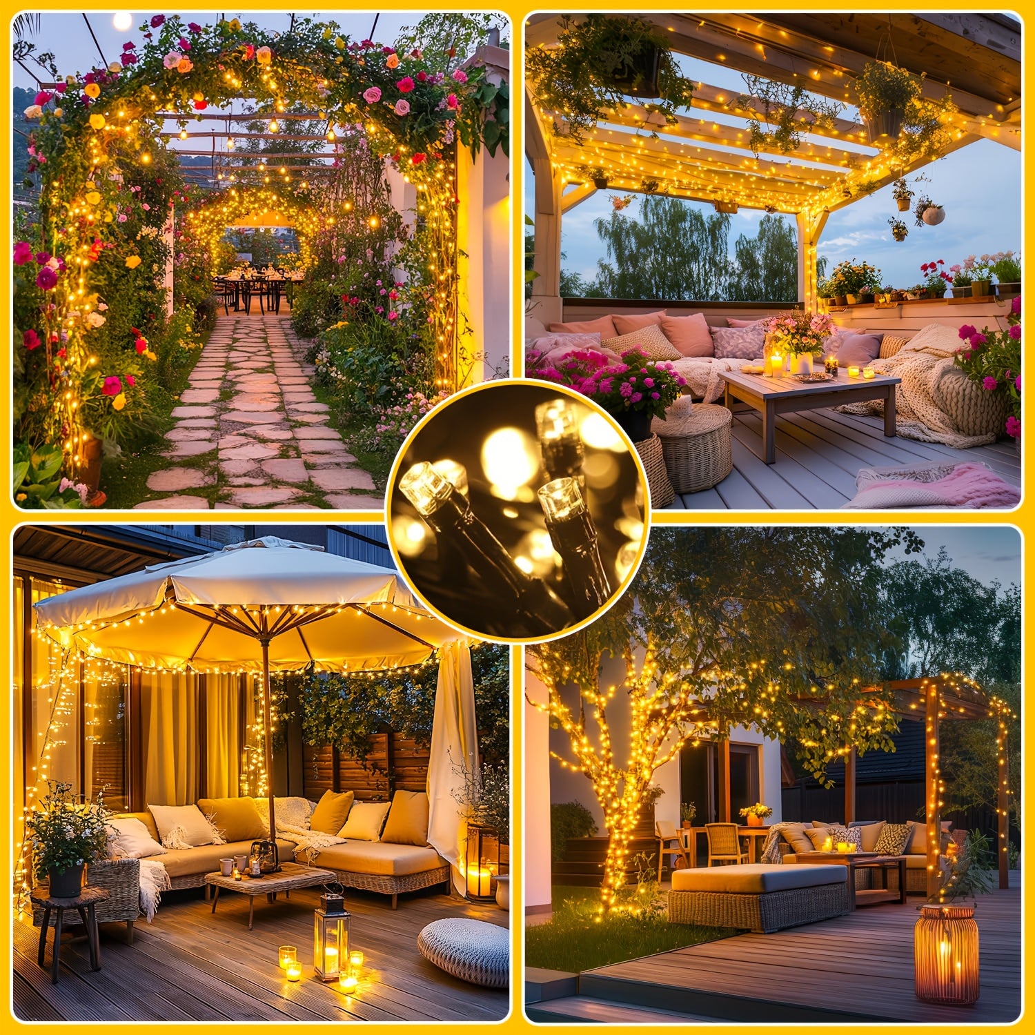 Vianočné svetielka – vonkajšie