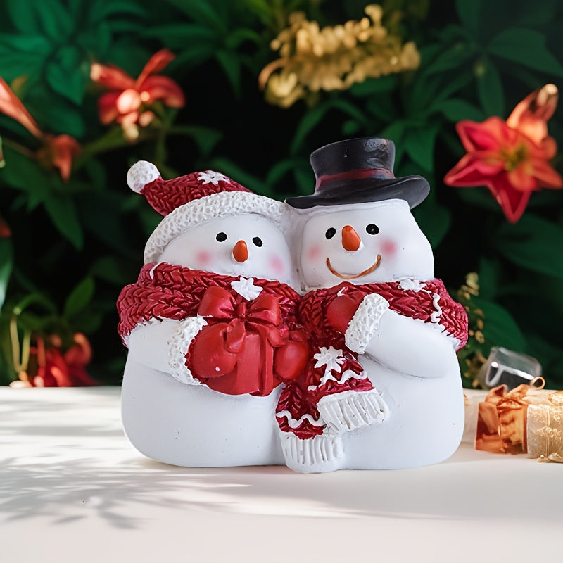 Vianočný snehuliak – párik