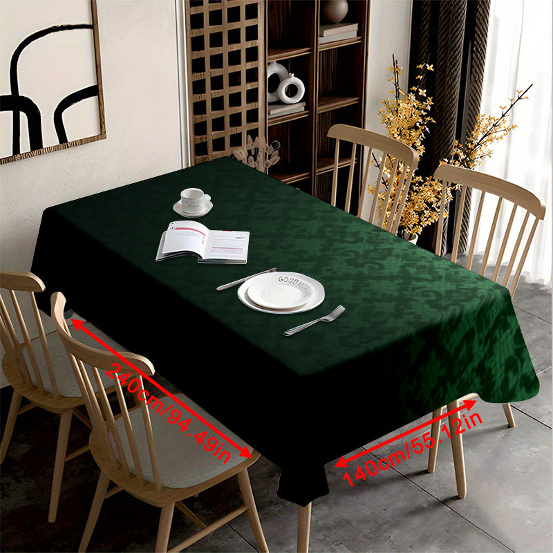 Obrus – tmavozelený