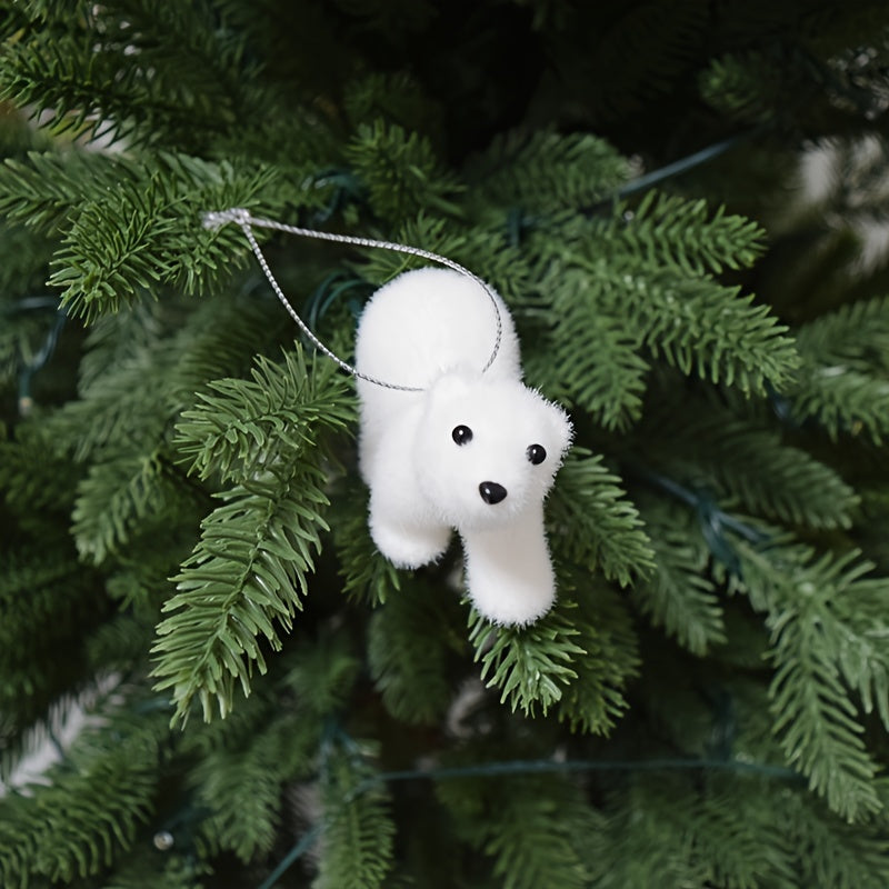 Vianočné ozdoby – biele medvede