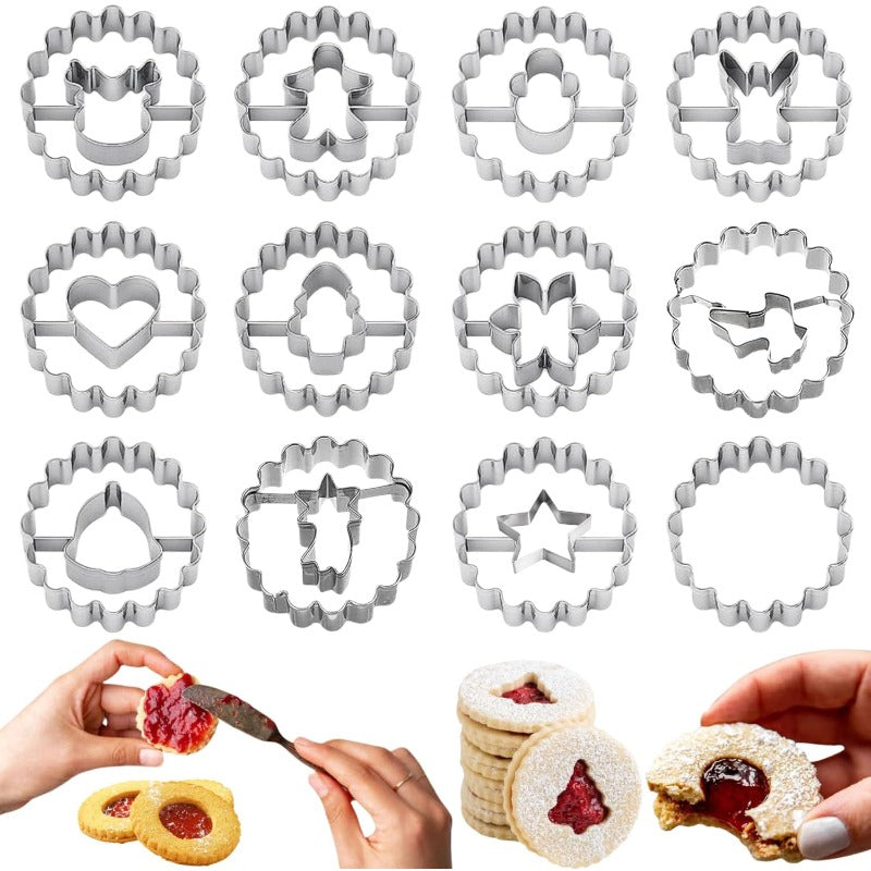 Vianočné formičky na sušienky – 12ks