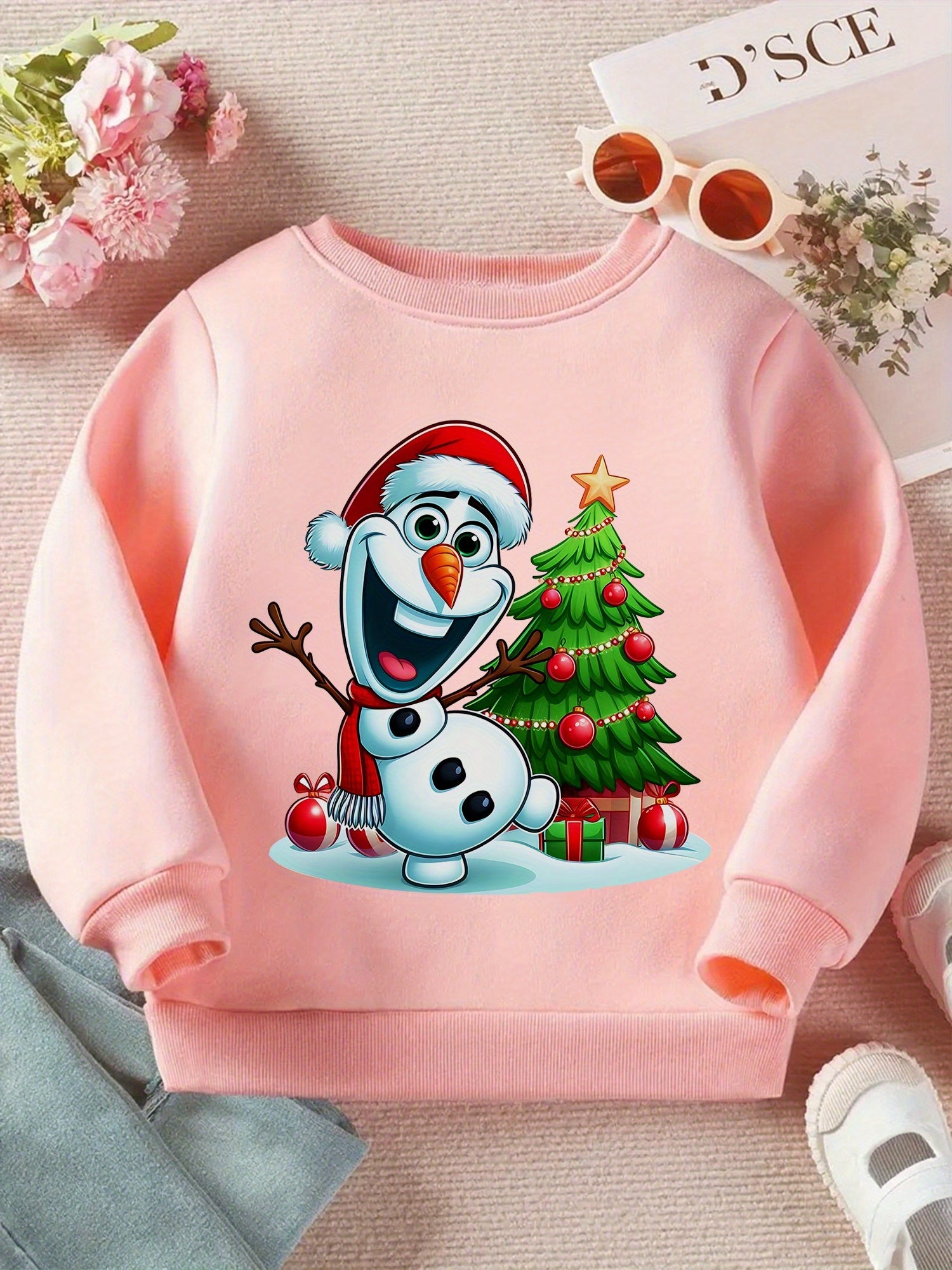 Mikina s potlačou snehuliaka – Olaf