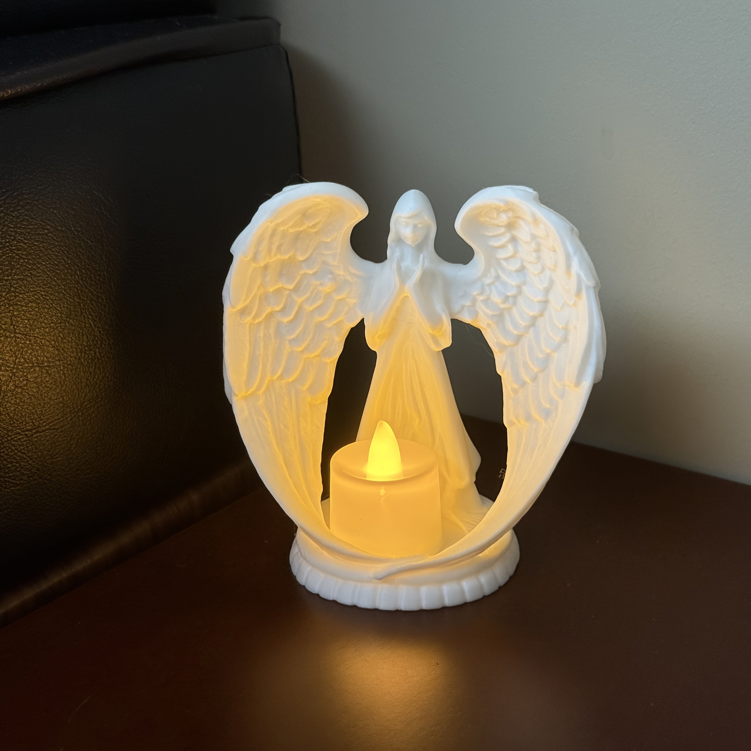 Stojan na sviečky – biely