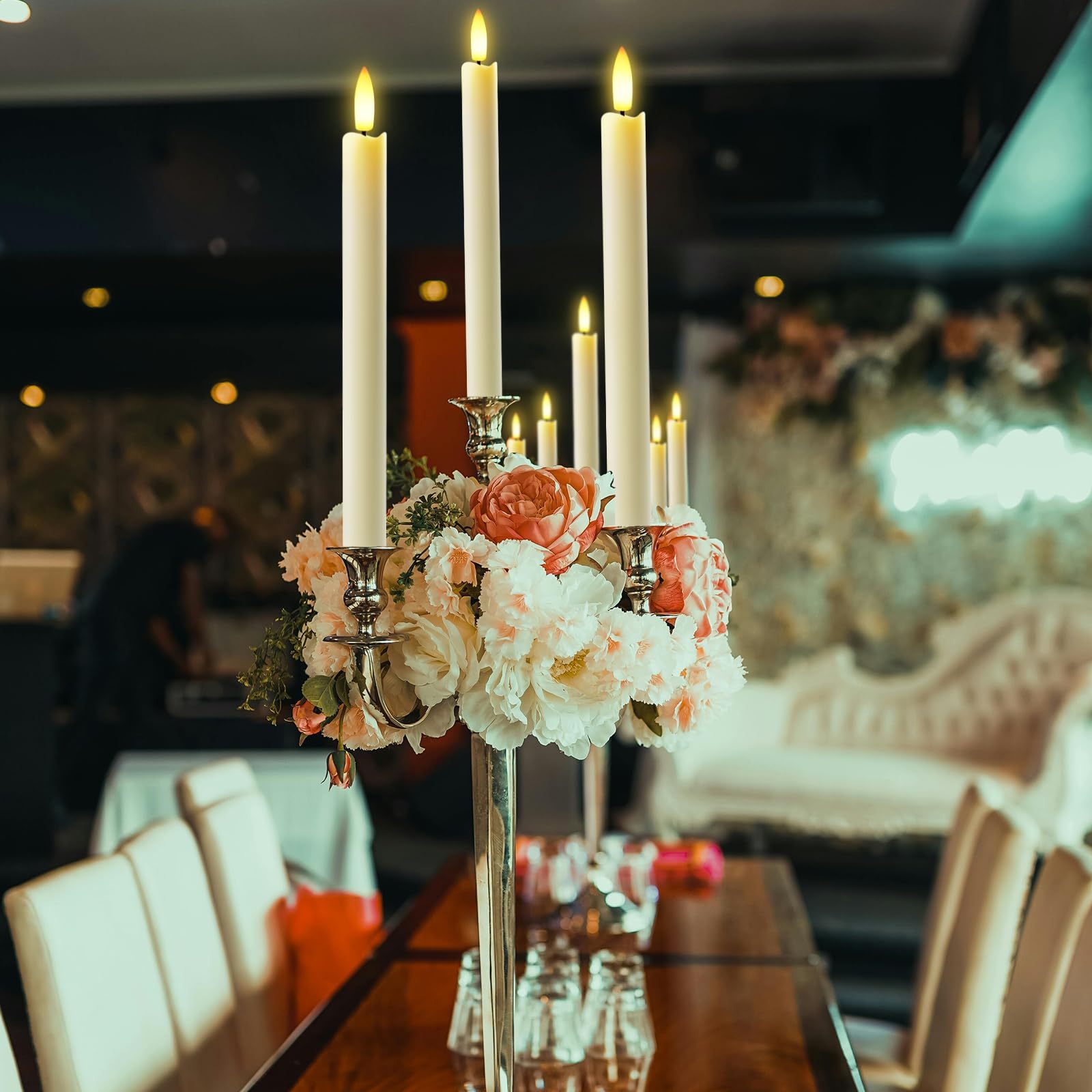 LED sviečky – teplá farba