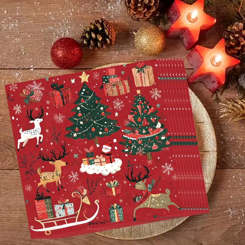 Vianočné servítky – 20 ks