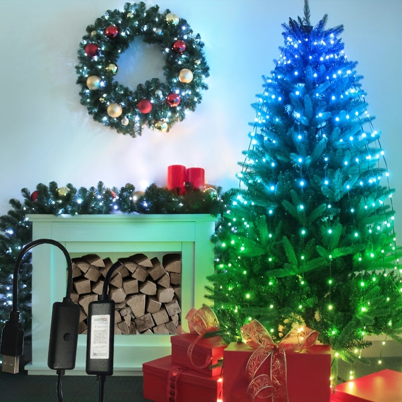 Vianočné svetielka – farebné