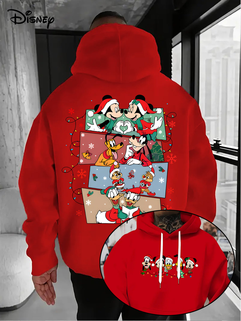 Mikina s kapucňou – Mickey a Minnie