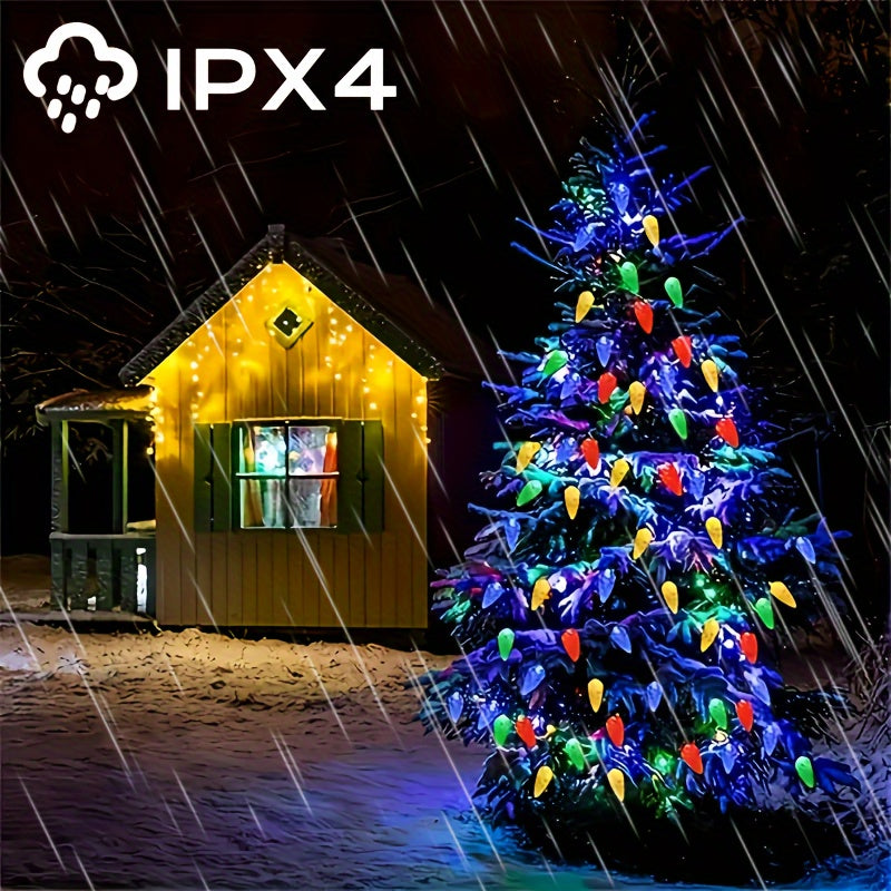 Vianočné svetielka – solárne