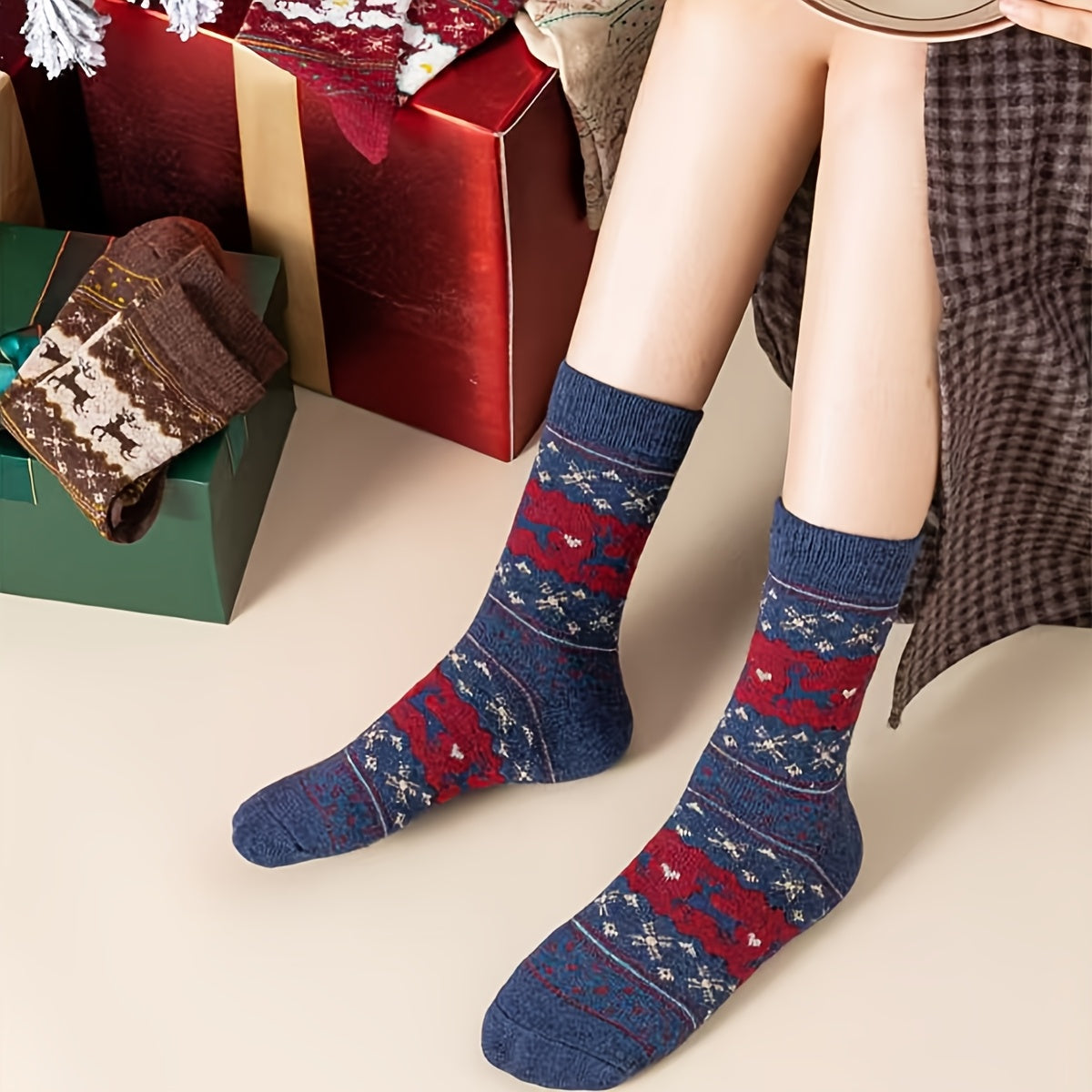 Vianočné ponožky – multicolor