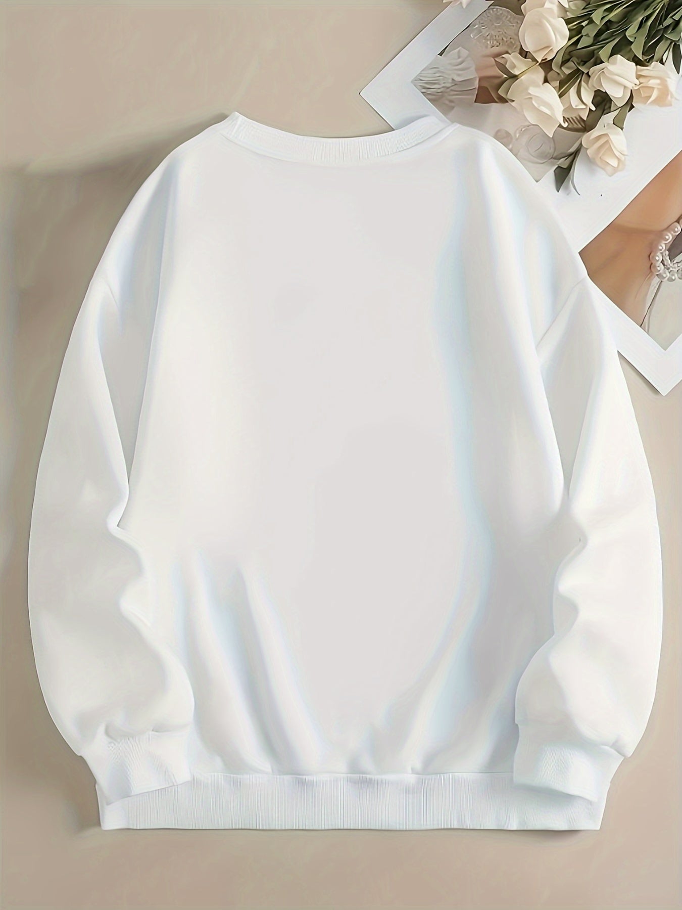 Dámska mikina – biela s jeleňom